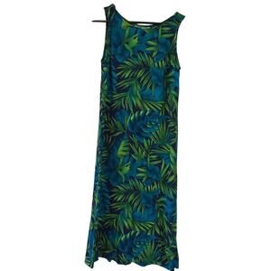 Vintage Solitaire By Sharon Anthony Dress Size Medium Petite Tropical Beach